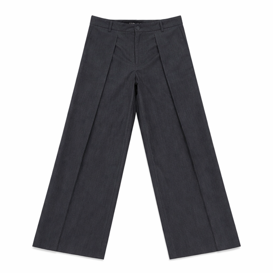 PANTALON À RAYURES À PINCES