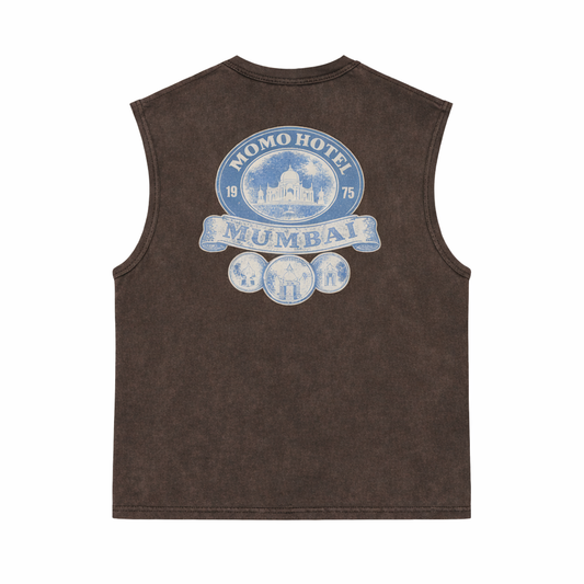 DÉBARDEUR IMPRIMÉ « MOMO HÔTEL »